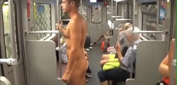  naked in subway